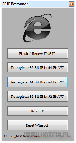 Naprawa przegldarki Internet Explorer
