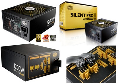 Cooler Master Silent Pro Gold 1200W z certyfikatem 80 PLUS GOLD