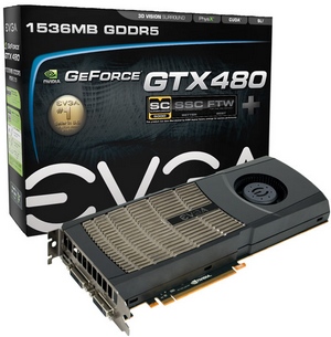 EVGA GeForce GTX 480 SuperClocked+