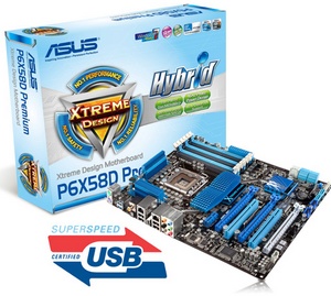 ASUS P6X58D Premium - pierwsza z certyfikatem SuperSpeed USB 