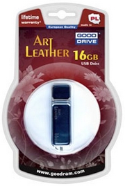 GOODDRIVE Art Leather 16GB - skra i chromowana stal