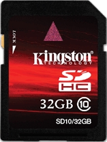 Kingston SDHC Class 10 32GB, 64GB - karty pamici dla zawodowcw
