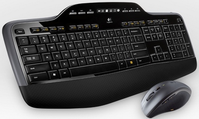 Logitech Wireless Desktop MK710 - ywotno baterii do 3 lat