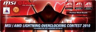 MSI/AMD Lightning Overclocking 2010 - dla zwycizcy 1000$