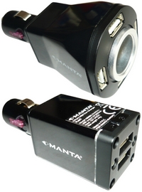 Manta MM 84 Hati, MM 82 Kari - samochodowe adowarki USB