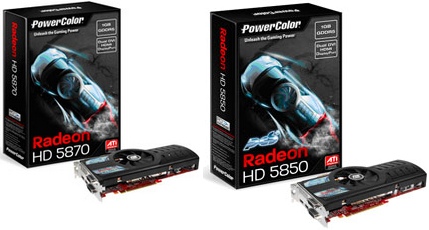PowerColor PCS+ HD5870 / PCS+ HD5850 - giganci serii