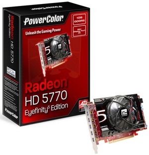 PowerColor HD5770 Eyefinity 5 - pi razy DisplayPort